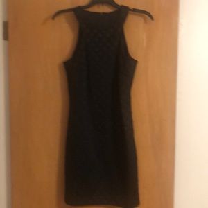 EUC Black Textured Trina by Trina Turk Dress